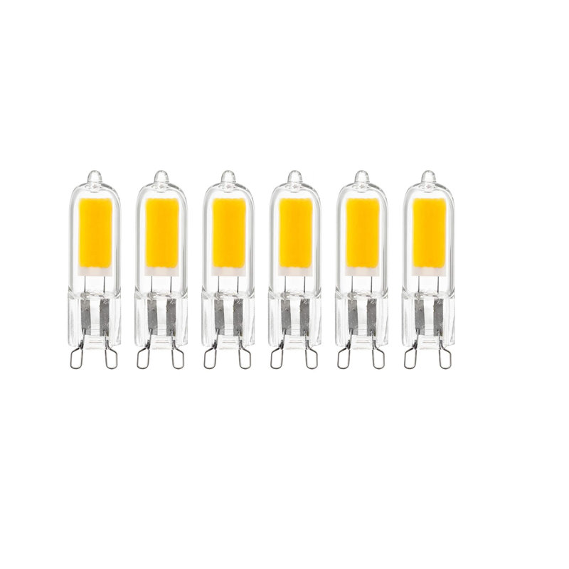 2 ampoules G9 à DEL (25 watts), 3000 K, 3 W, 400
