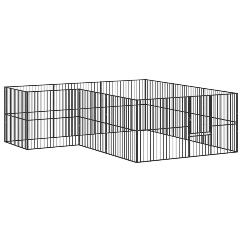 Stanaford 100cm H Galvanised Steel Exercise Pen