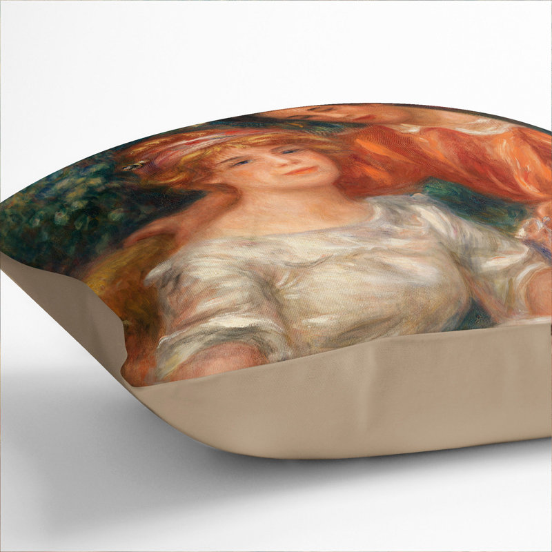 Square Cushion, Stone, 55cm H x 55cm W x 20cm D