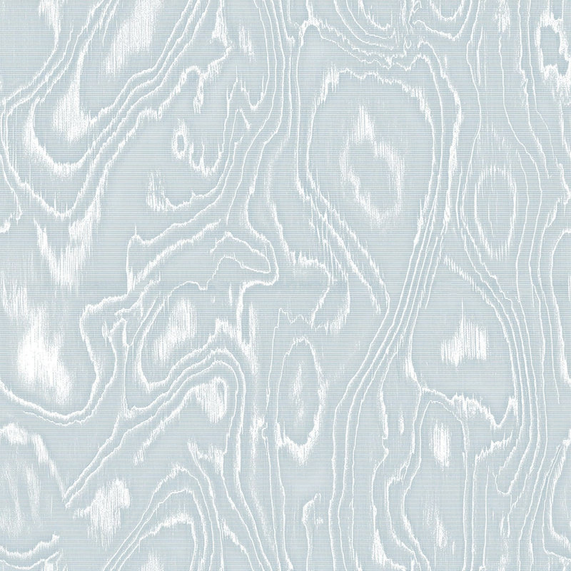 Burlwood - papier peint bleu gris