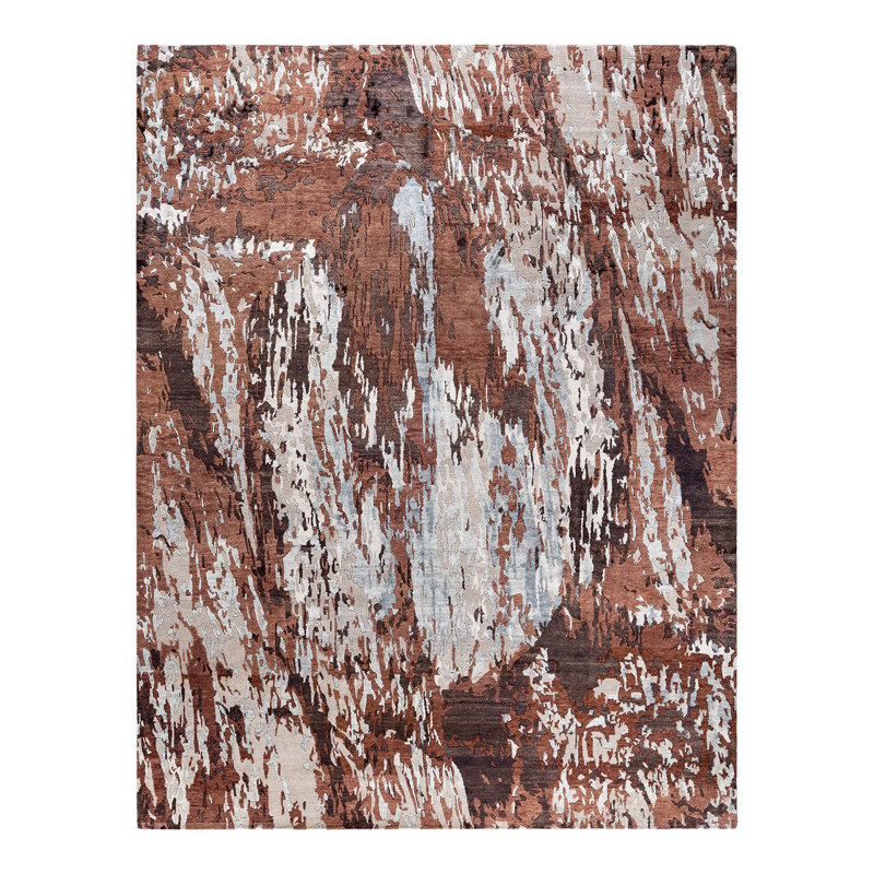 Overdyed One-of-a-Kind 9' 2" X 12' 0" Hand Knotted Area Rug