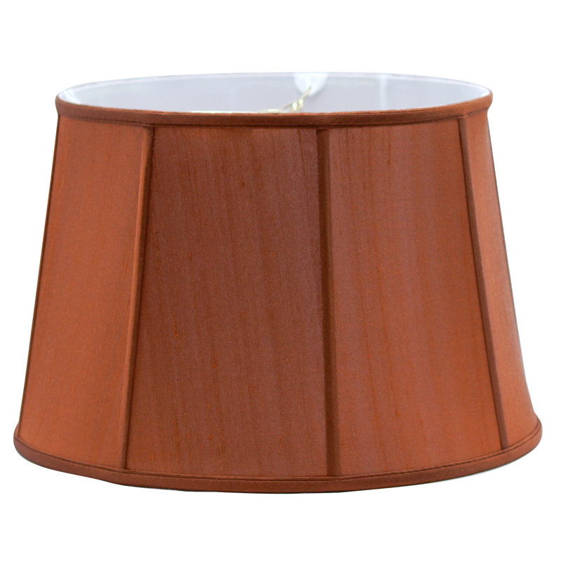 Soie pure empire moderne Dupioni, H 11,5 po x l 18 po x P 18 po, Ivoire ivoire
