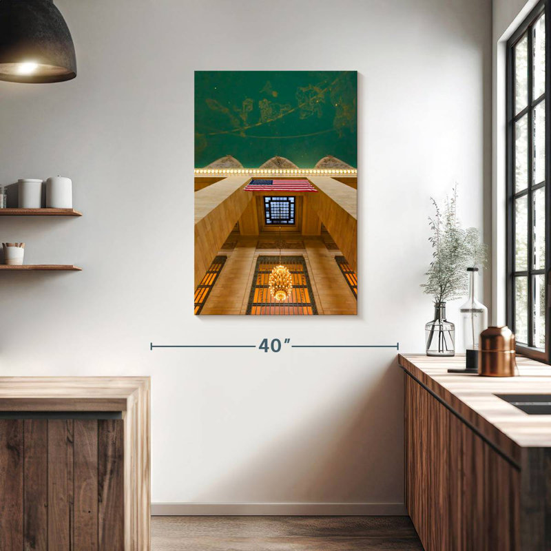 Aime Grand Central Station Ceiling, 39" H x 26" W