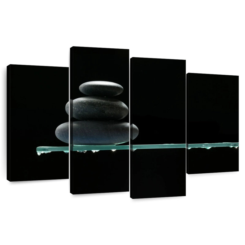 Kerrick Stacked Zen Pebbles, 48" H x 75" W