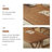 Light-walnut Rectangular Solid Wood desk-64014229