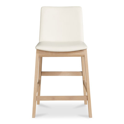 Deco Counter Stool White PVC