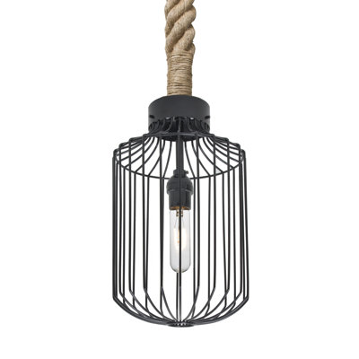 Luminaire suspendu géométrique 1 lumières lanterne Mandurah