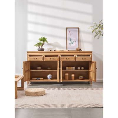 New Chinese-Style Low-Leg Accent Cabinet