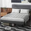 Base de lit plateforme grand lit - avec tête de lit, aucun sommier requis, rangement sous le lit de 14 po?-943447504-943447508