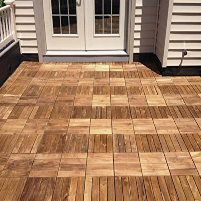 Halterman 30cm W x 30cm L x 8cm Laminate Flooring