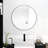 24"  Large Round Black Circular Mirror