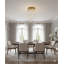 Modern 3 Light Gold Crystal Flush Mount