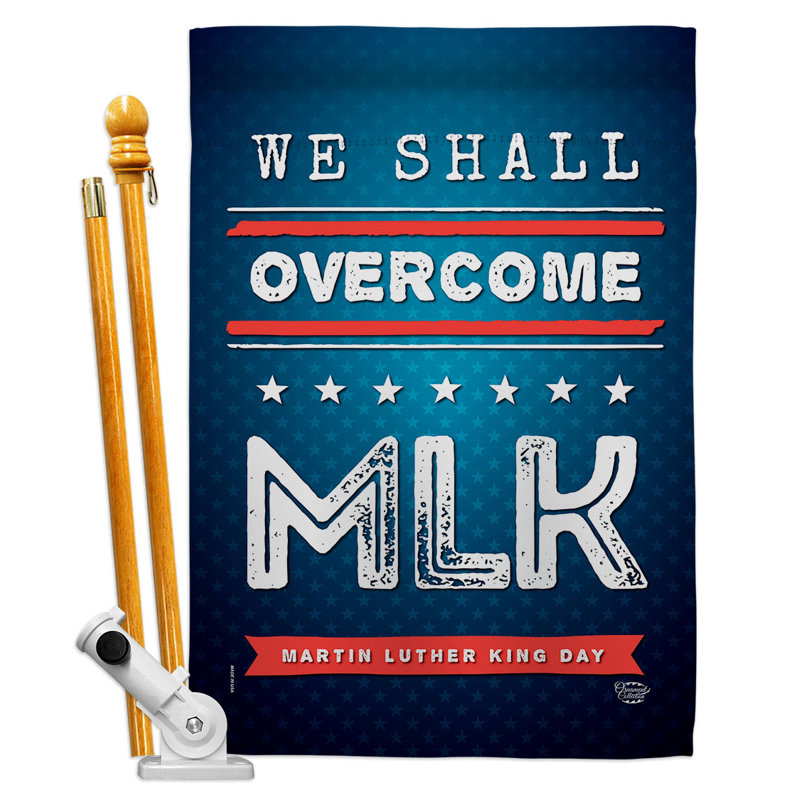 Double Sided 40'' H x 28'' W Polyester Flag Set