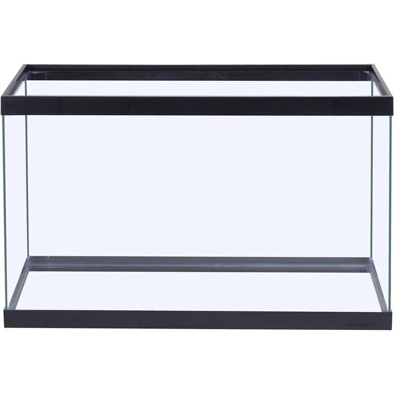Glass Aquarium, Rectangular Fish Tank, Assorted Colour, 29 Gallon (18" H x 30" W x 12" D)
