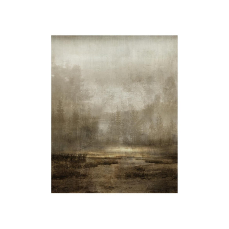 Golden Wild Print by James McAllen, 50" H x 40" W, Knife Gel