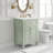 24"W Free-Standing Single Bathroom Vanity Set With Ceramic Sink, Solid Wood Frame, Storage Cabinet With Tip-Out Tray & 2 Drawers,2 Doors-492012339