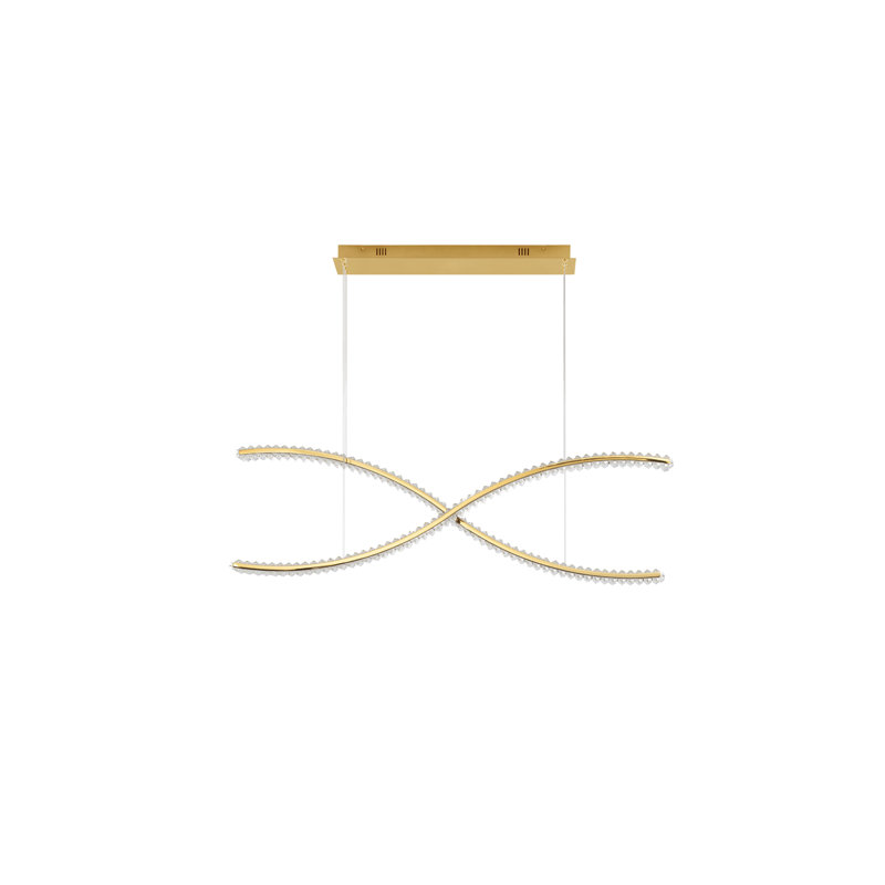 AURELIA 2 - Light Gold LED Pendant