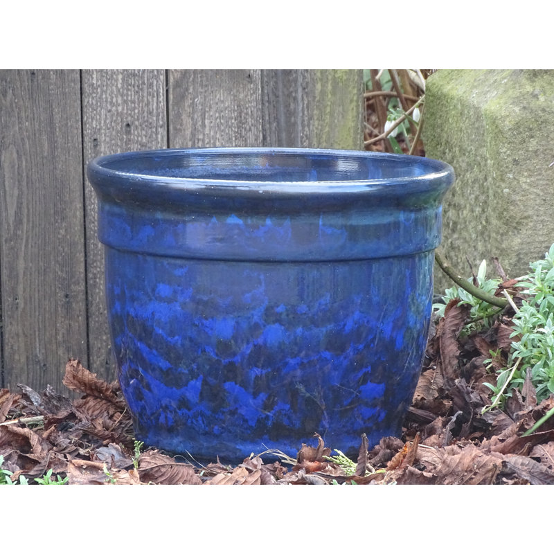 Kingsfield Pot Planter, Midnight Blue