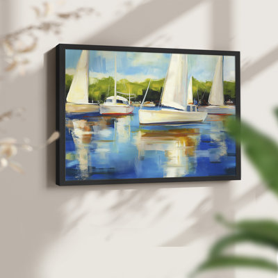 Nautical Series-LXVI -Framed Print - Restickable