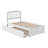 Breckin Solid Wood Platform Bed with Panel Footboard and Trundle-637498658