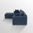 Canapé modulaire en L en chenille de 111,5 po Latitude Run-921868984