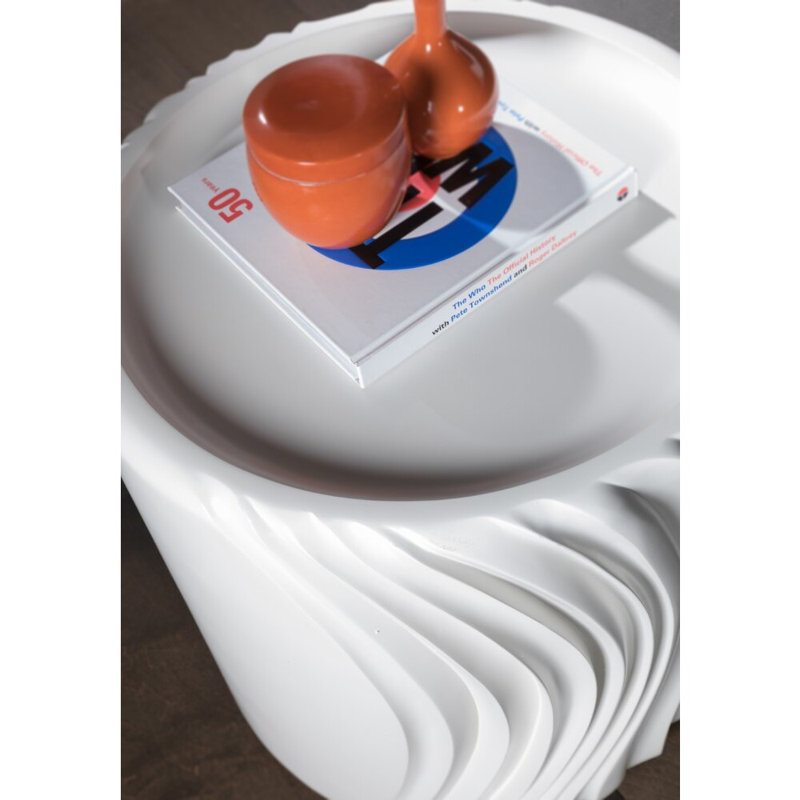 Signature Designs Volante Round Drum End Table