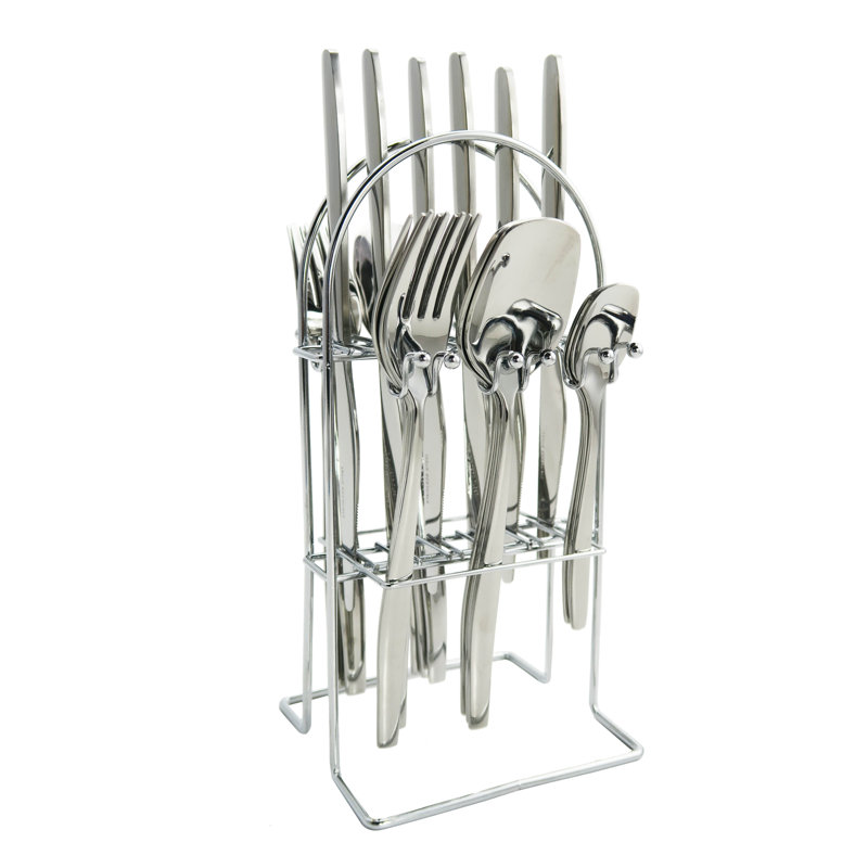 London 24 Piece Cutlery Set, Service for 6