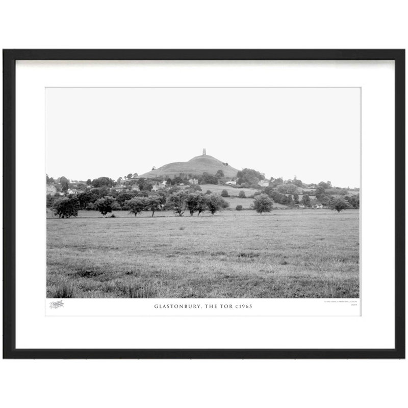 Glastonbury, The Tor C1965 - Single Picture Frame Print, 40cm H x 50cm W x 2.3cm D