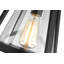 Grande applique murale Iola - 1 lumière - noir mat avec verre transparent-1554806625