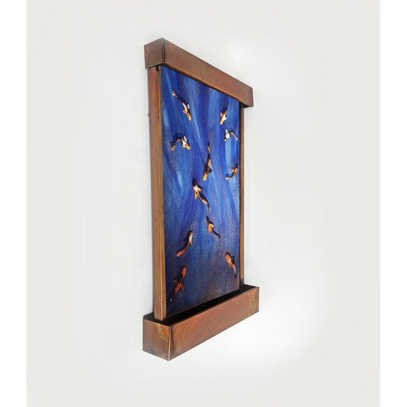 Airick Hand Crafted Weather Resistant Waterfall Fountain, Yes