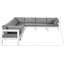 Canapé modulaire d'extérieur faisant face à la droite de 150 po avec coussins Otilla-61189570-61209785