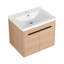 Ensemble de meuble-lavabo en résine Oak