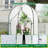 Portable Walk-In Greenhouse For Outdoors, With Durable Bubble Film Cover And Zippered Door-116058063
