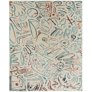 Tapis ivoire Sportsglyphs