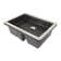 LACAVA Cube 14.12'' White Porcelain Rectangular Bathroom Sink with Overflow