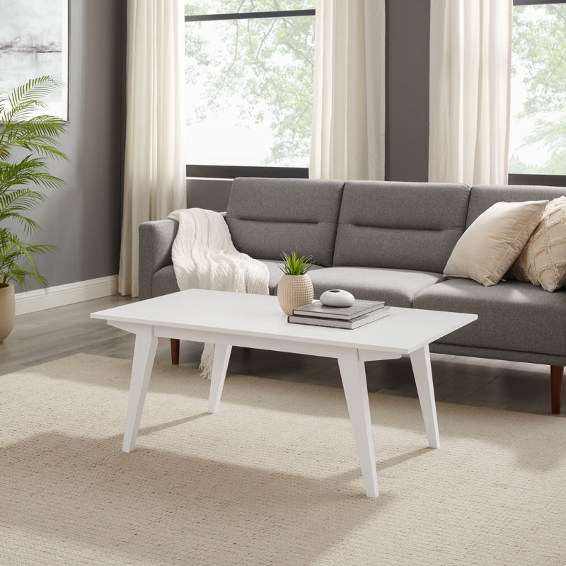 Kaycee Solid Coffee Table, White