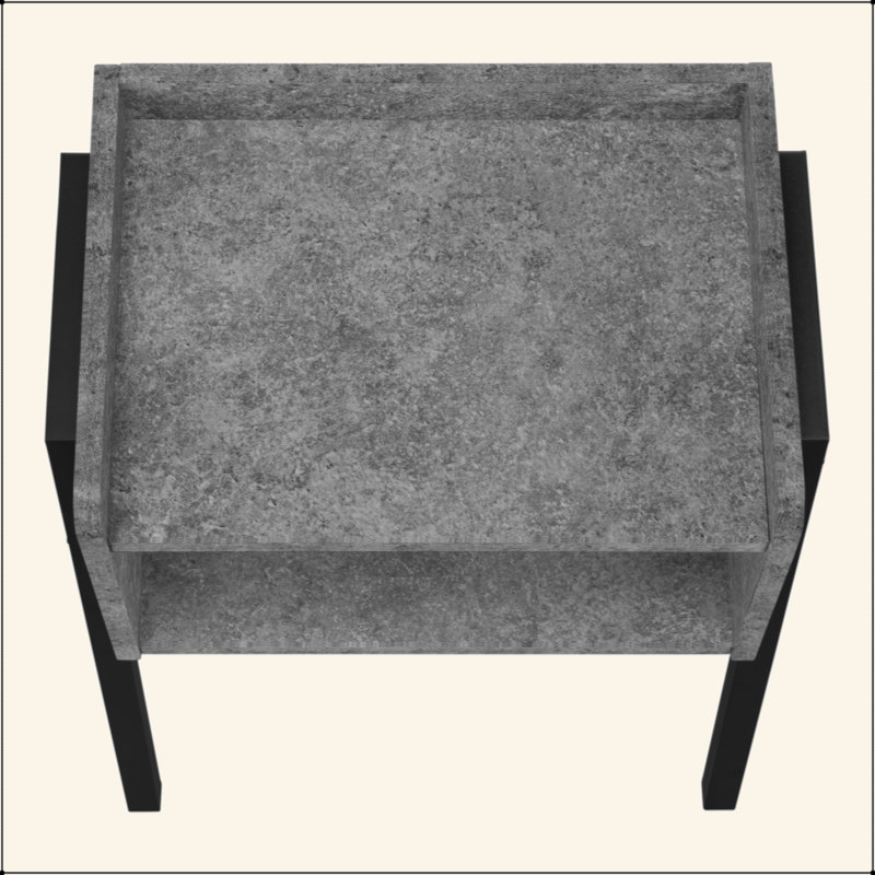 Table de chevet polyvalente et élégante pour la chambre à coucher et le salon, offrant rangement et fonctionnalité.