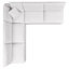 Canapé modulaire d'extérieur sans accoudoirs 5 pièces Commix par Modway-64320868