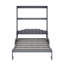 Grand lit escamotable avec coussin-436776207