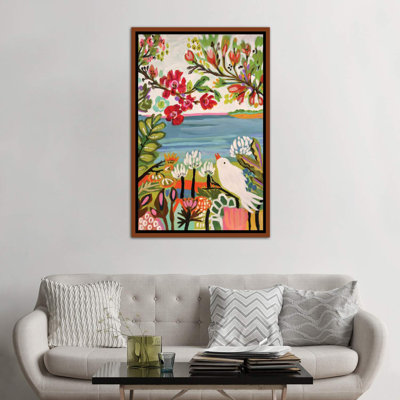 " Birds In The Garden II " Oil Painting