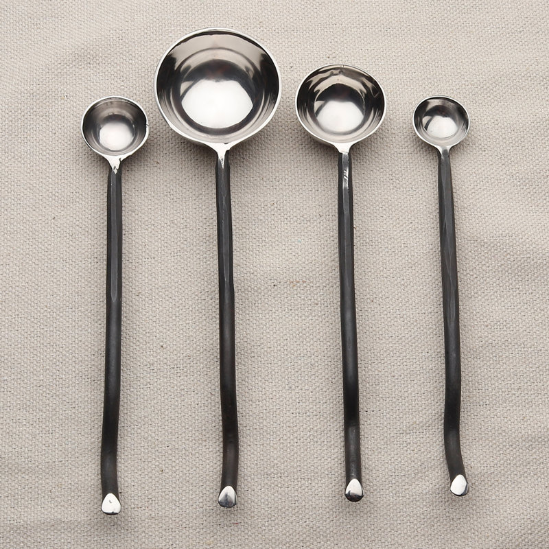 INOX Artisans Twig Black Measuring Spoons Set