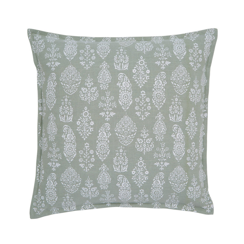 Arna Floral Green Square Boudoir / Breakfast Cushion