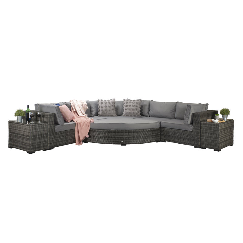 Berniss 8 Seater Rattan Sofa Set