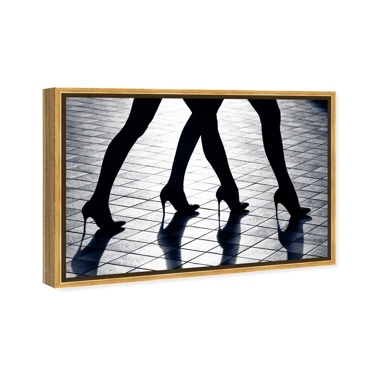 Oliver Gal Black And White Women In Stilettos On Canvas by Oliver Gal Print  Wayfair