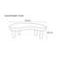 Table basse moderne de style américain