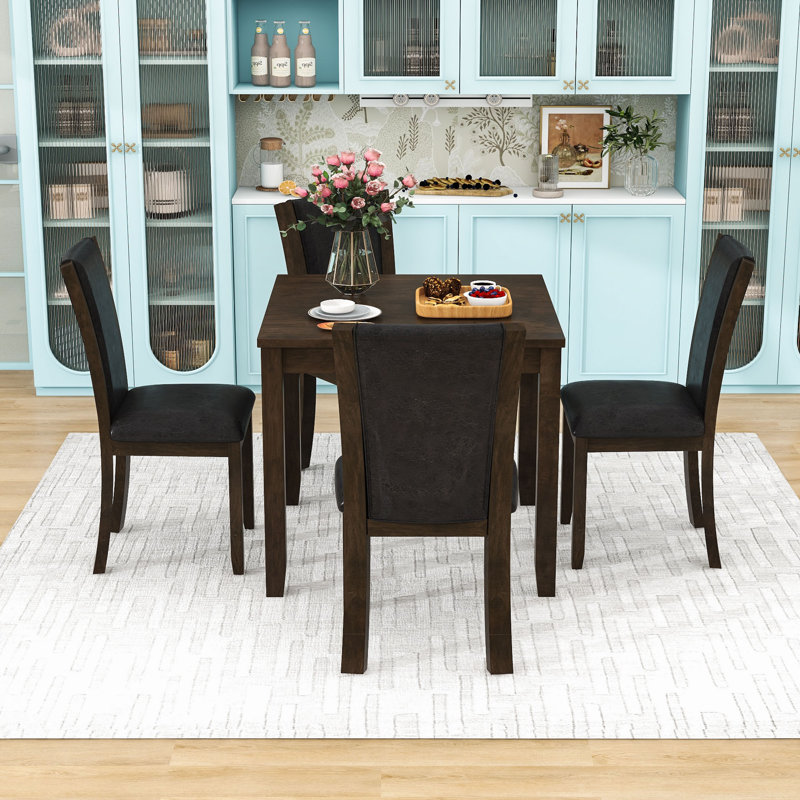 Ensemble de table de salle à manger avec 4 chaises