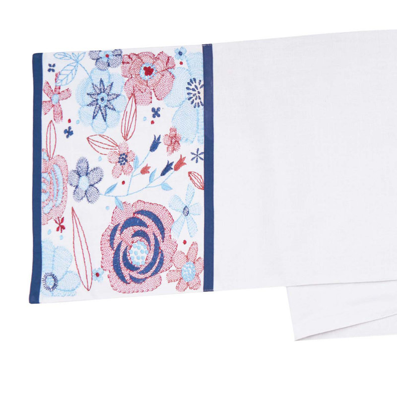 Patriotic Floral Runner