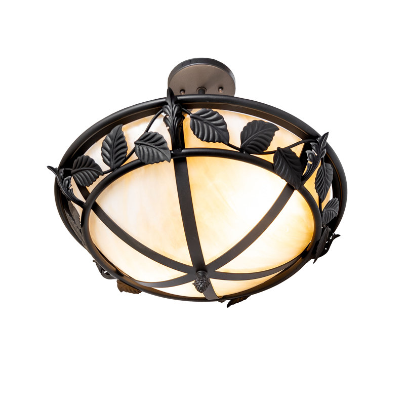 2 - Light Semi Flush Mount