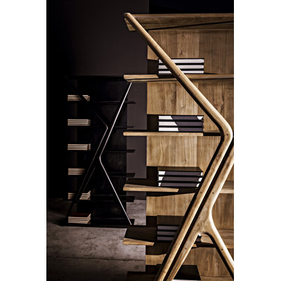 Bibliothèque standard en bois massif H 85 "x l 40" Vetra