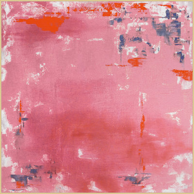 «Soft Stillness» par Lillian August - peinture sur toile à cadre flottant